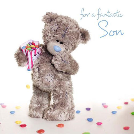 3D Holographic Son Birthday Me to You Bear Card £2.99